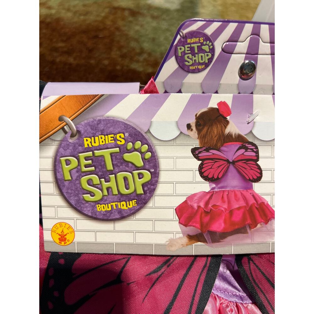 Rubie's Pet shop boutique dog pixie pup Costume, X-Small, Pink and Purple Fairy - Picture 5 of 6